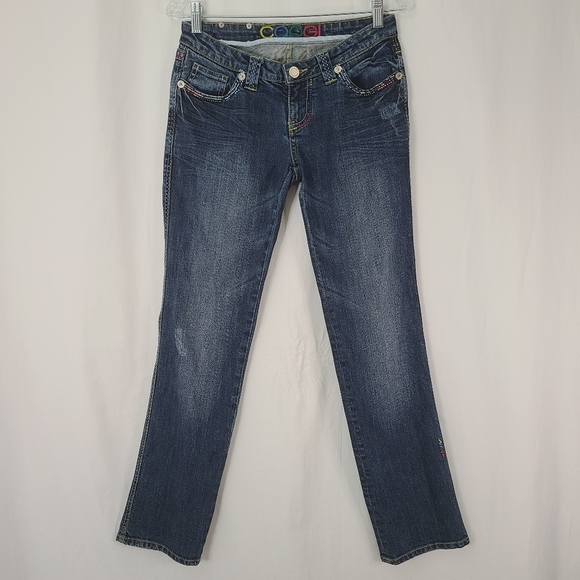 Coogie Straight Leg Blue Jeans Size 7/8 - Picture 2 of 14